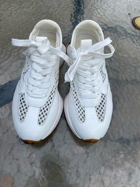 Steve Madden Campo with Mesh Platform Sneakers with Gum Sole